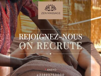 ZEN MASSAGE : recrute des masseuses et esthéticiennes